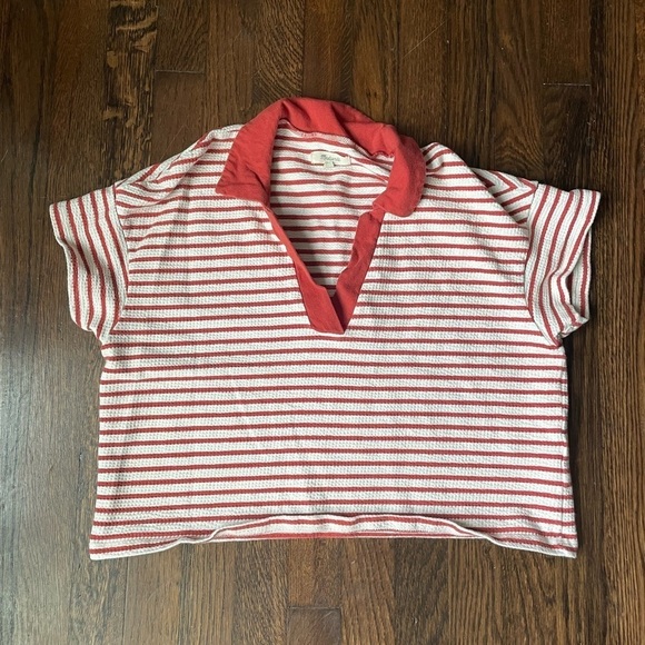 Madewell Tops - Madewell striped cropped tee
